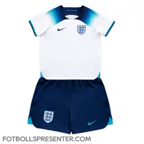 England Hemmatröja Barn VM 2022 Kortärmad (+ korta byxor)